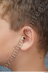 Ear Man White Casual Slim Street photo references